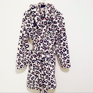 Ugg Fleece Robe - Leopard Print - Size L